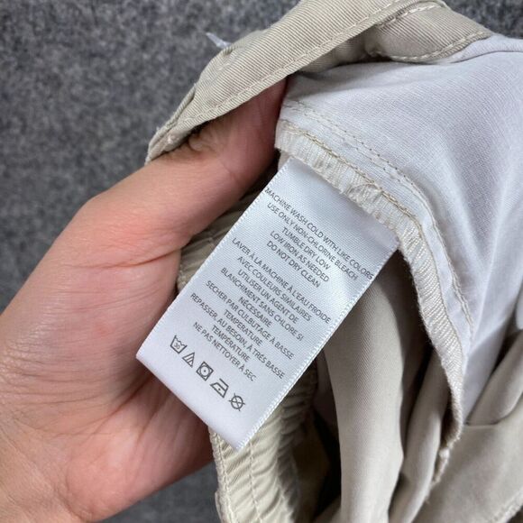 New Urban Outfitters Dress Pants Men L Large Beige High Rise Pleated Straight - Picture 12 of 14